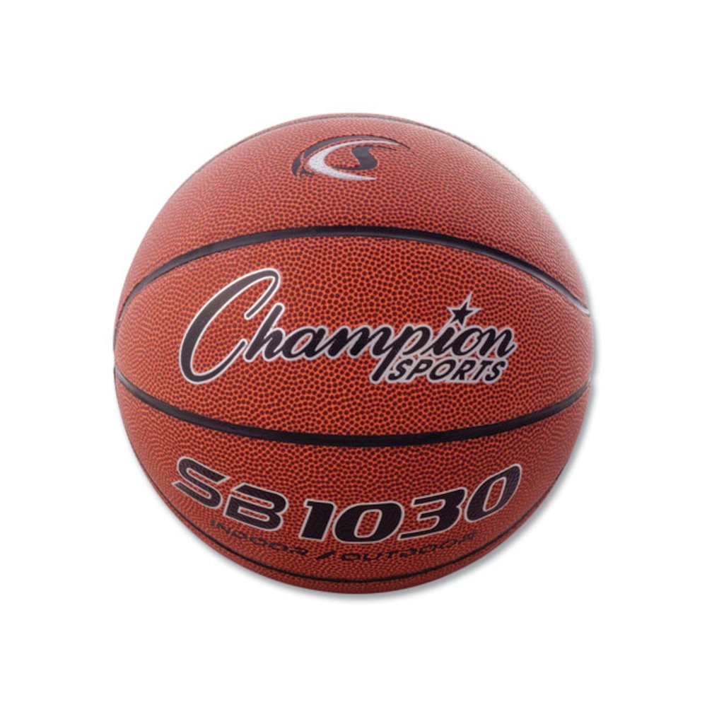 Composite Basketball, Intermediate/Youth Size, Brown. Picture 1