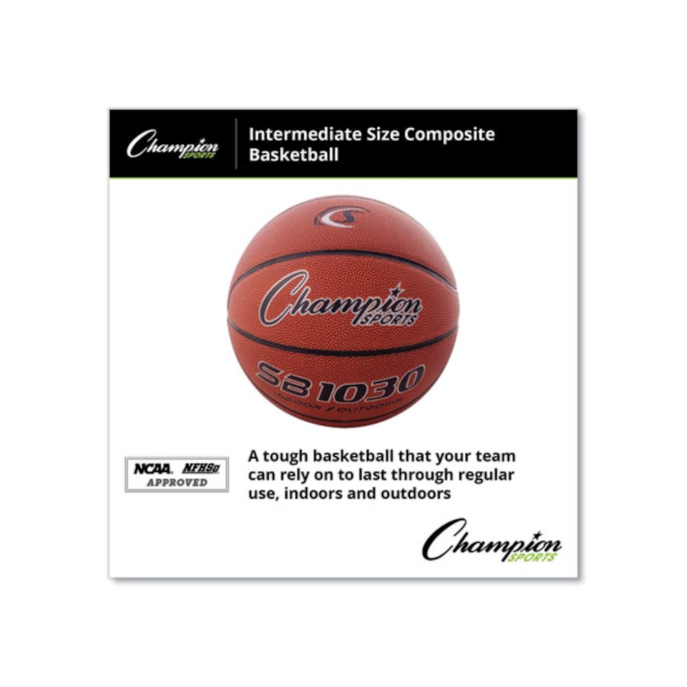 Composite Basketball, Intermediate/Youth Size, Brown. Picture 4