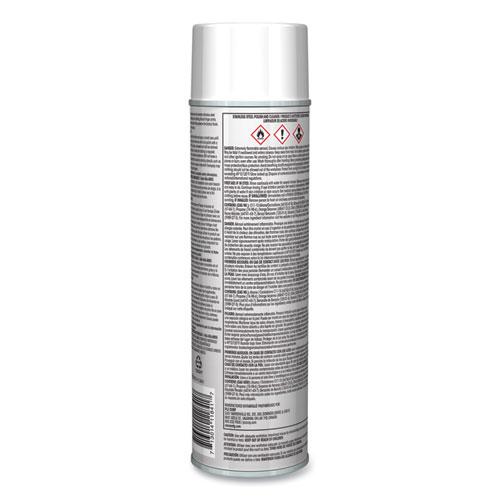 Stainless Steel Polish and Cleaner, Lemon Scent, 15 oz Aerosol Spray, Dozen. Picture 2