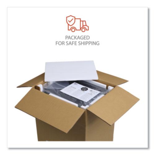 File Pedestal with Full-Length Pull, Left/Right, 3-Drawers: Box/Box/File, Legal/Letter, Light Gray, 14.96" x 19.29" x 27.75". Picture 7