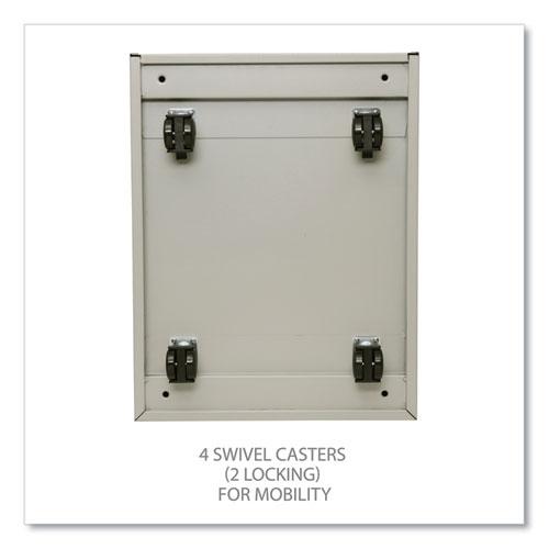 File Pedestal with Full-Length Pull, Left or Right, 3-Drawers: Box/Box/File, Legal/Letter, Putty, 14.96" x 19.29" x 27.75". Picture 4