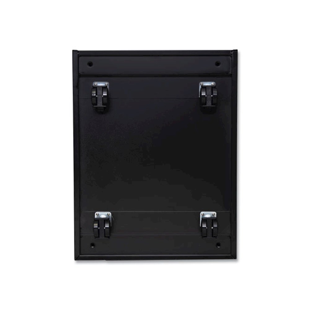 File Pedestal with Full-Length Pull, Left or Right, 2-Drawers: Box/File, Legal/Letter, Black, 14.96" x 19.29" x 21.65". Picture 8
