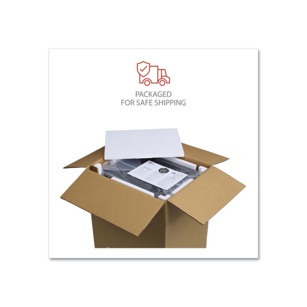 File Pedestal with Full-Length Pull, Left or Right, 2-Drawers: Box/File, Legal/Letter, Light Gray, 14.96" x 19.29" x 21.65". Picture 7