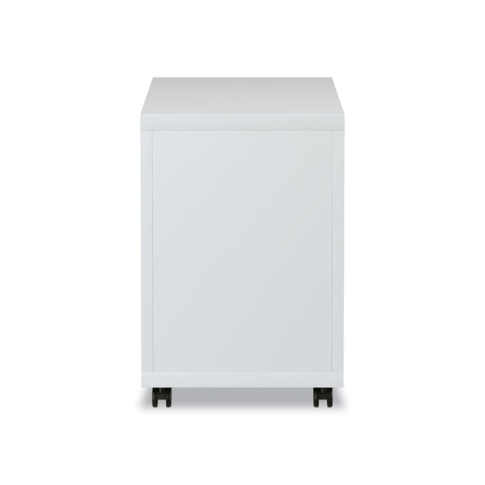 File Pedestal with Full-Length Pull, Left or Right, 2-Drawers: Box/File, Legal/Letter, Light Gray, 14.96" x 19.29" x 21.65". Picture 9