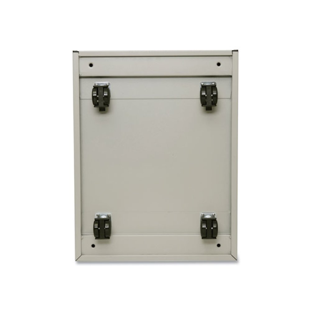 File Pedestal with Full-Length Pull, Left or Right, 2-Drawers: Box/File, Legal/Letter, Putty, 14.96" x 19.29" x 21.65". Picture 8