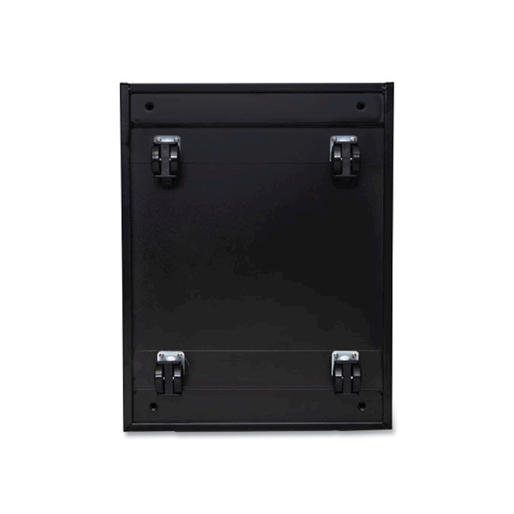 File Pedestal with Full-Length Pull, Left or Right, 2 Legal/Letter-Size File Drawers, Black, 14.96" x 19.29" x 27.75". Picture 8
