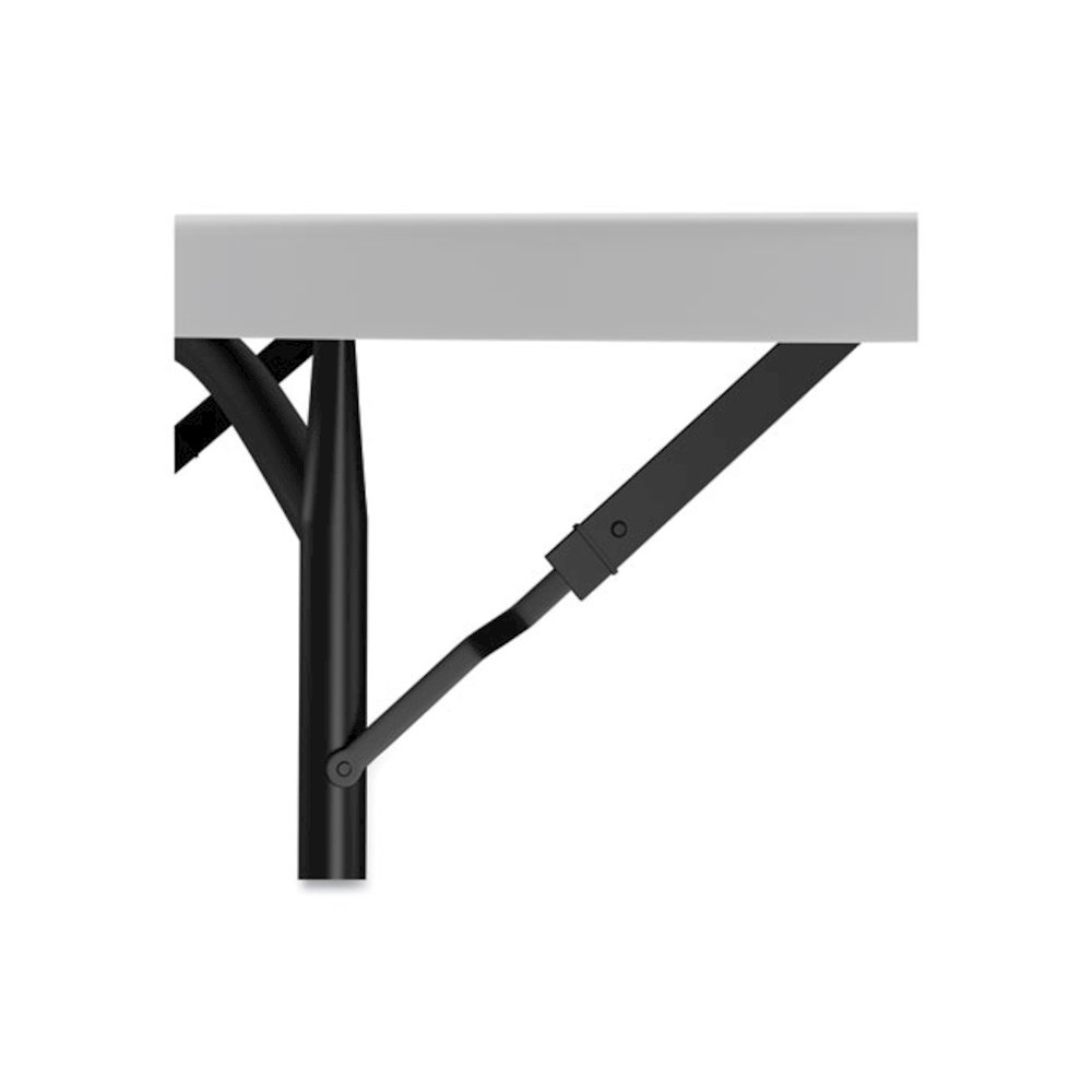 Round Plastic Folding Table, 60" Diameter x 29.25h, White. Picture 6