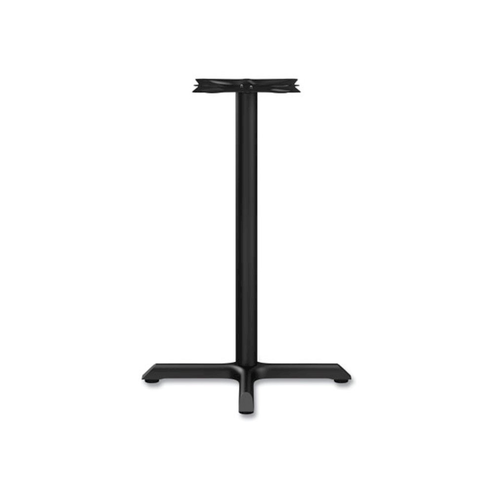 Alera Hospitality Series Single-Column Bases, 27.5" Diameter x 40.38"h, 300 lb Cap, Steel, Black. Picture 6
