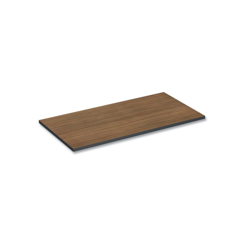 Reversible Laminate Table Top, Rectangular, 47.63w x 23.63d, Espresso/Walnut. Picture 5