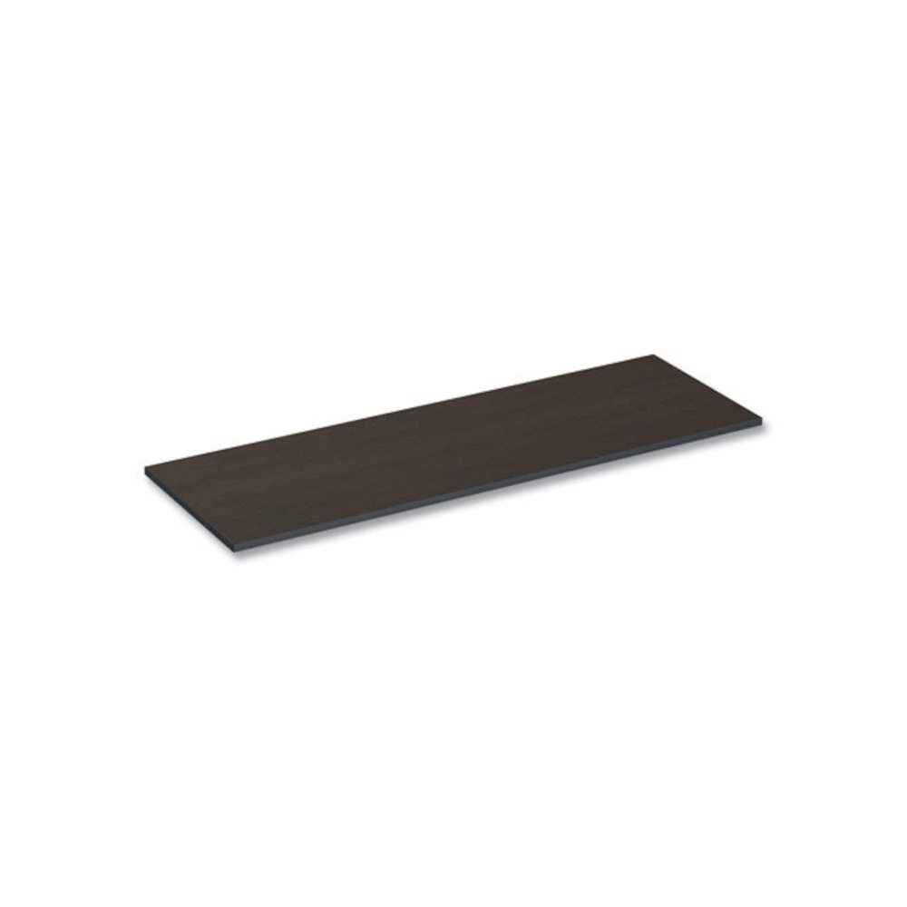 Reversible Laminate Table Top, Rectangular, 71.5w x 23.63d, Espresso/Walnut. Picture 7