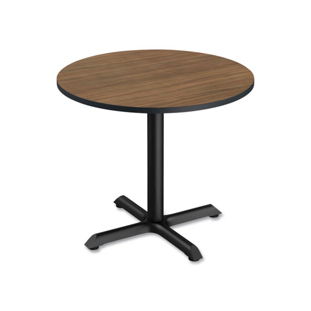 Reversible Laminate Table Top, Round, 35.5" Diameter, Espresso/Walnut. Picture 6