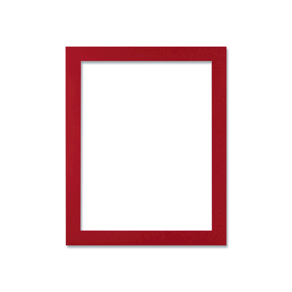 Self-Adhesive Sign Holders, 8.5 x 11 Insert, Clear with Red Border Frame, 2/Pack. Picture 1