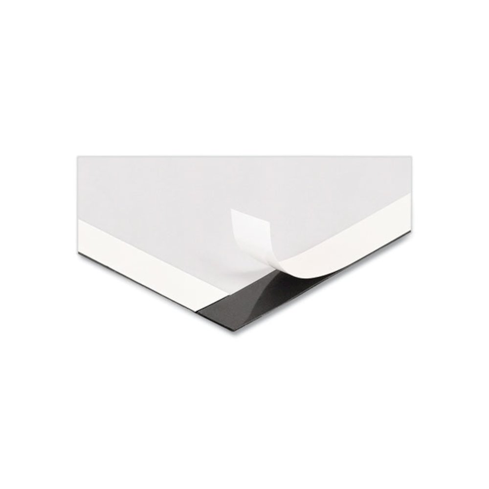 Self-Adhesive Sign Holders, 8.5 x 11 Insert, Clear with Red Border Frame, 2/Pack. Picture 3