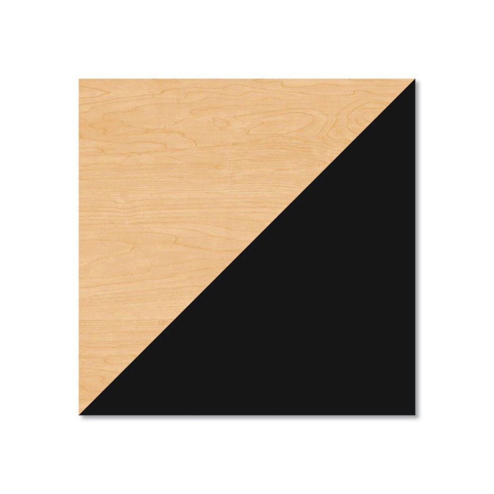 Hirsh 30W x 48D Right Hand File Office Deskfor Schools, Black/Maple. Picture 4