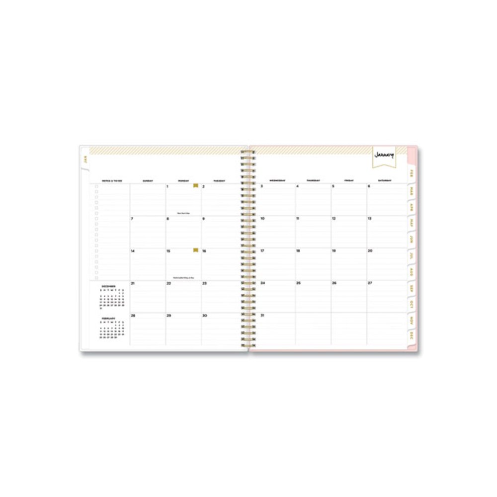 Day Designer Coming Up Roses Create-Your-Own Cover Weekly/Monthly Planner, Roses Artwork, 11 x 8.5, 12-Month (Jan-Dec): 2026. Picture 4