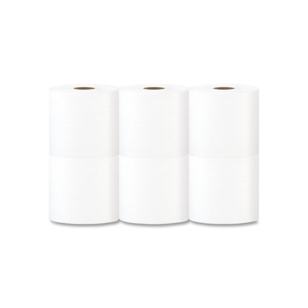 Tuff-Job Spunlace Towels, Centerpull Roll, 8 x 13, White, 369 Sheets/Roll, 6/Carton. Picture 4