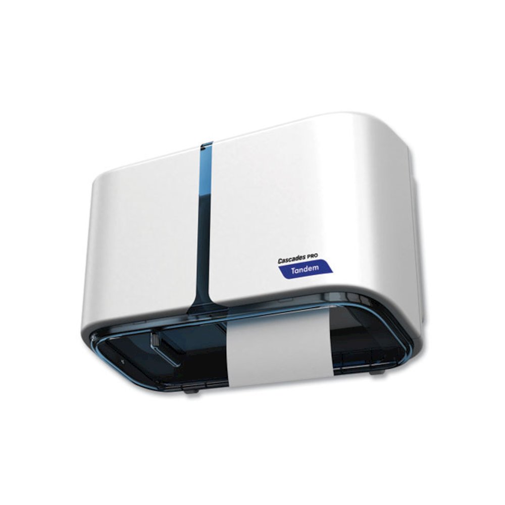 Tandem No Touch High Capacity Bath Tissue Dispenser, 12.5 x 6.6 x 7.2, White. Picture 4