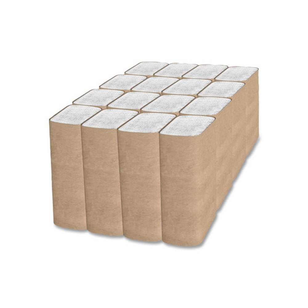 Select Folded Paper Towels, Multifold, 1-Ply, 9.13 x 9.5, White, 250/Pack, 16 Packs/Carton. Picture 5