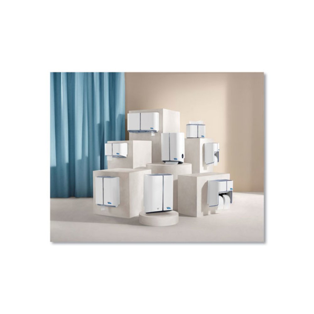 Tandem No Touch High Capacity Bath Tissue Dispenser, 12.5 x 6.6 x 7.2, White. Picture 5