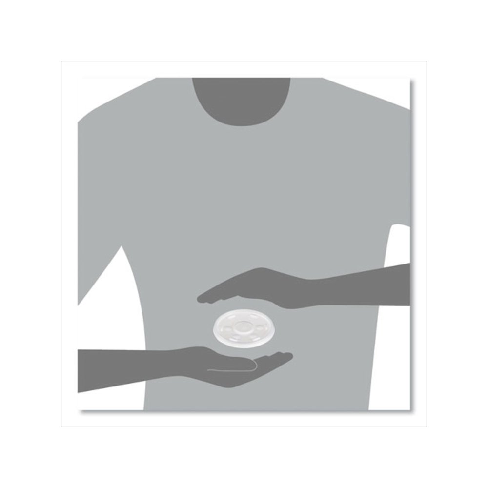 Plastic Cold Cup Lids, Fits 10 oz Cold Cups, Translucent, 100/Pack, 10 Packs/Carton. Picture 4