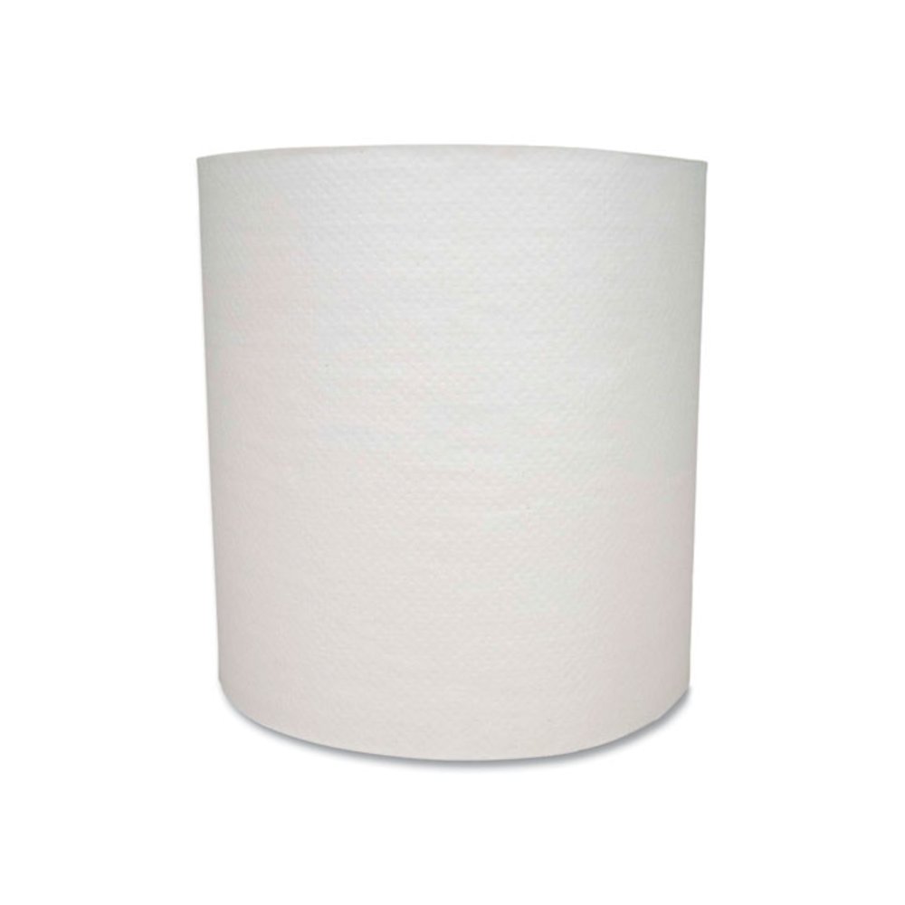 Hard Wound Towel, 1 Ply, 8" x 700 ft, White, 6/Carton. Picture 2