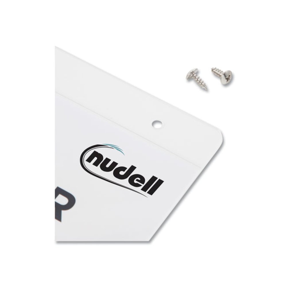 Clear Plastic Vertical-Orientation Wall Sign Holder with Mounting Screws, Quick-Change Insert System, 8.5 x 11 Insert. Picture 2