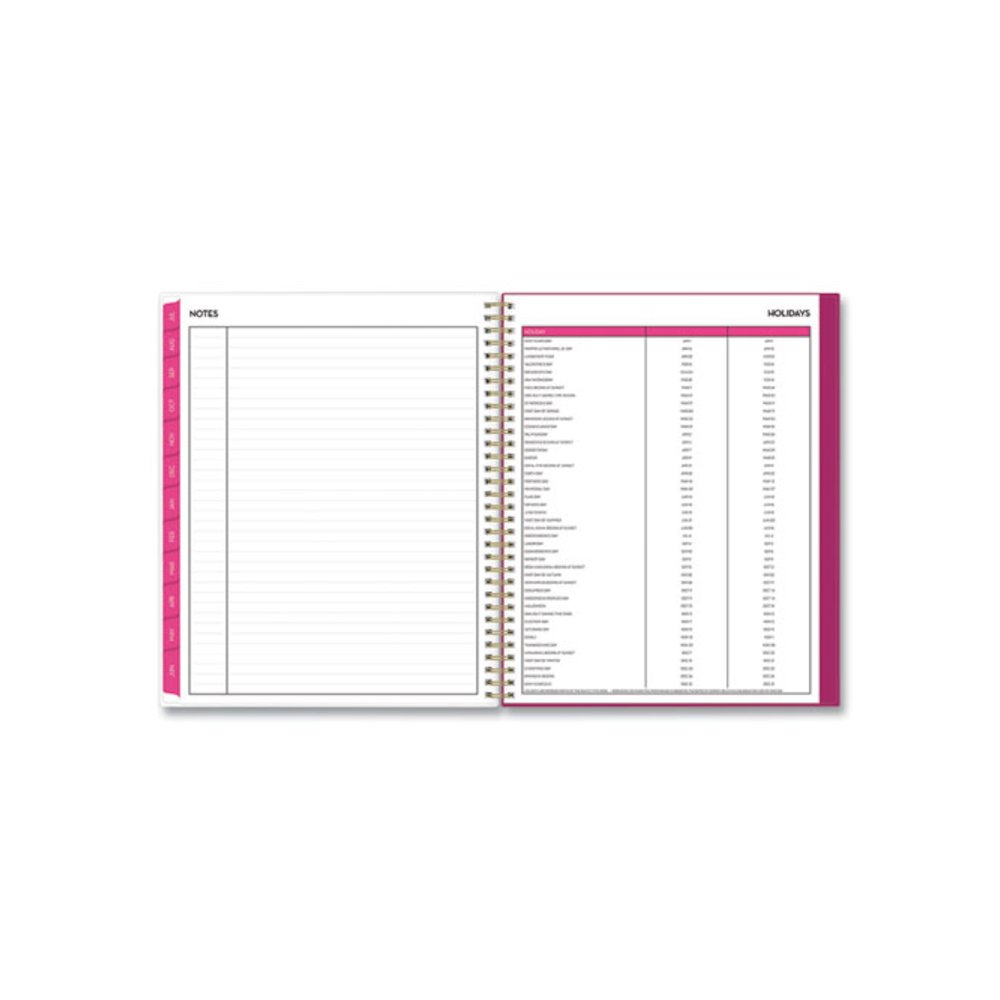 Mahalo Academic Year Create-Your-Own Cover Weekly/Monthly Planner, Floral Artwork, 11 x 8.5, 12-Month (July-June): 2025-2026. Picture 8