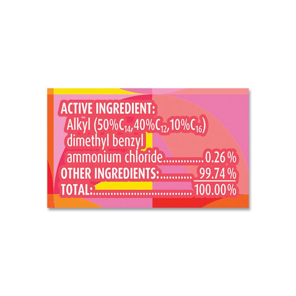 Disinfecting Wipes, 1-Ply, 7 x 7.25, Mango and Hibiscus, White, 80 Wipes/Canister, 6 Canisters/Carton. Picture 7