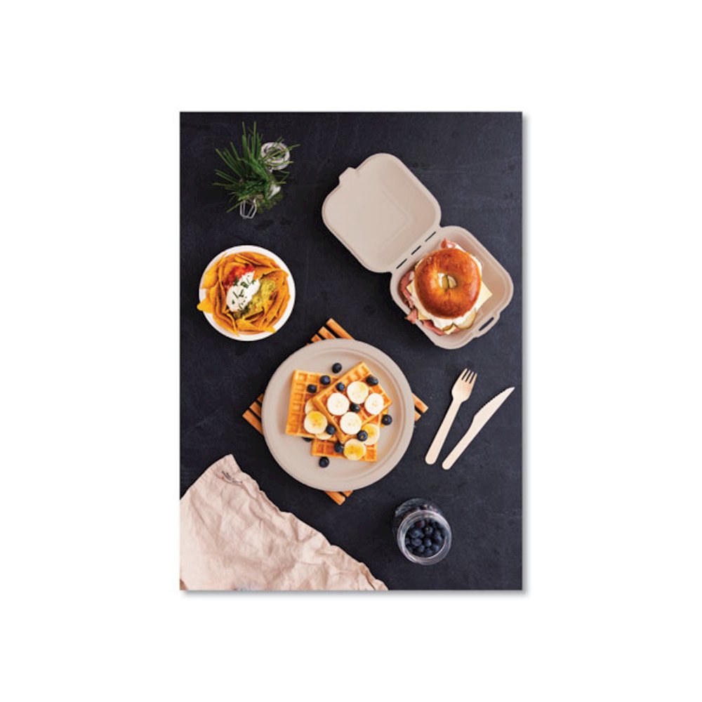 Nourish Molded Fiber Tableware, Compostable, Bowl, Sugarcane, 12 oz, White, 1,000/Carton. Picture 4