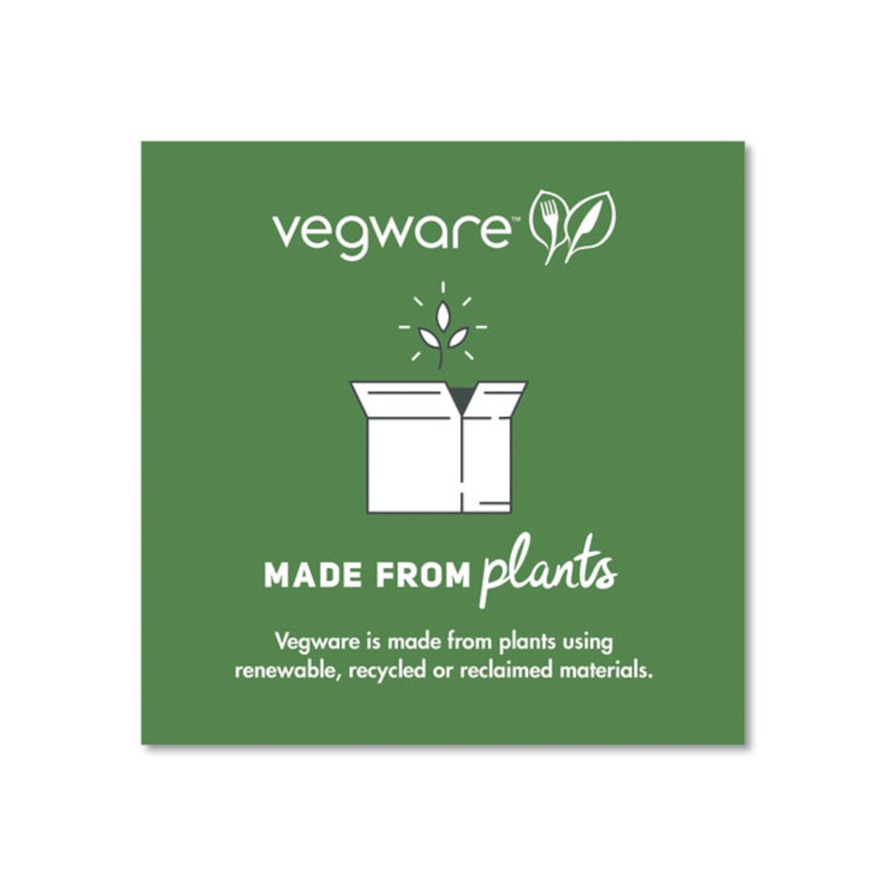 Nourish Molded Fiber Tableware, Compostable, Plate, Sugarcane, 10" dia, White, 500/Carton. Picture 3
