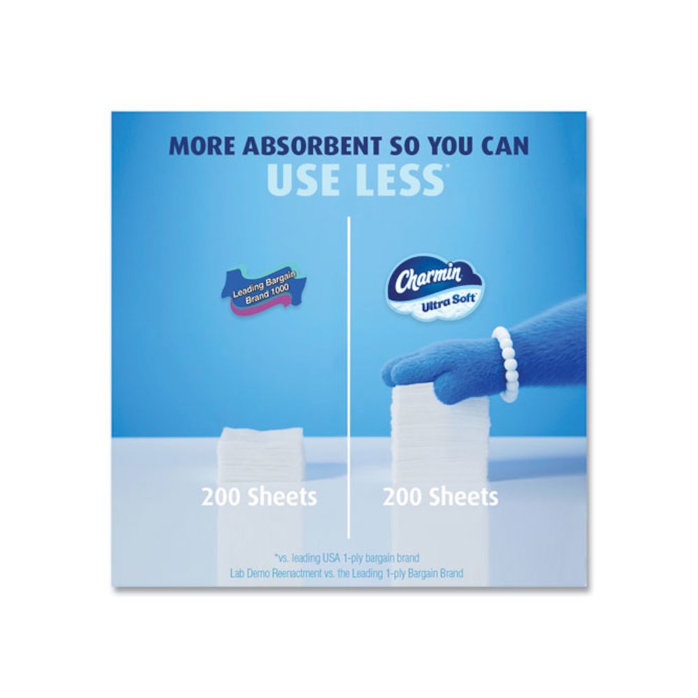 Ultra Soft Bathroom Tissue, Septic Safe, 2-Ply, White, 208 Sheets/Roll, 4 Rolls/Pack. Picture 5