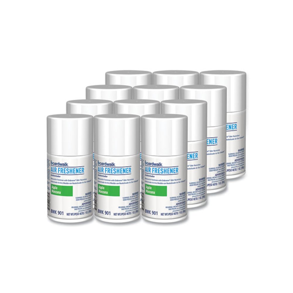 Metered Air Freshener Refill, Apple Harvest, 7 oz Aerosol Spray, 12/Carton. Picture 3