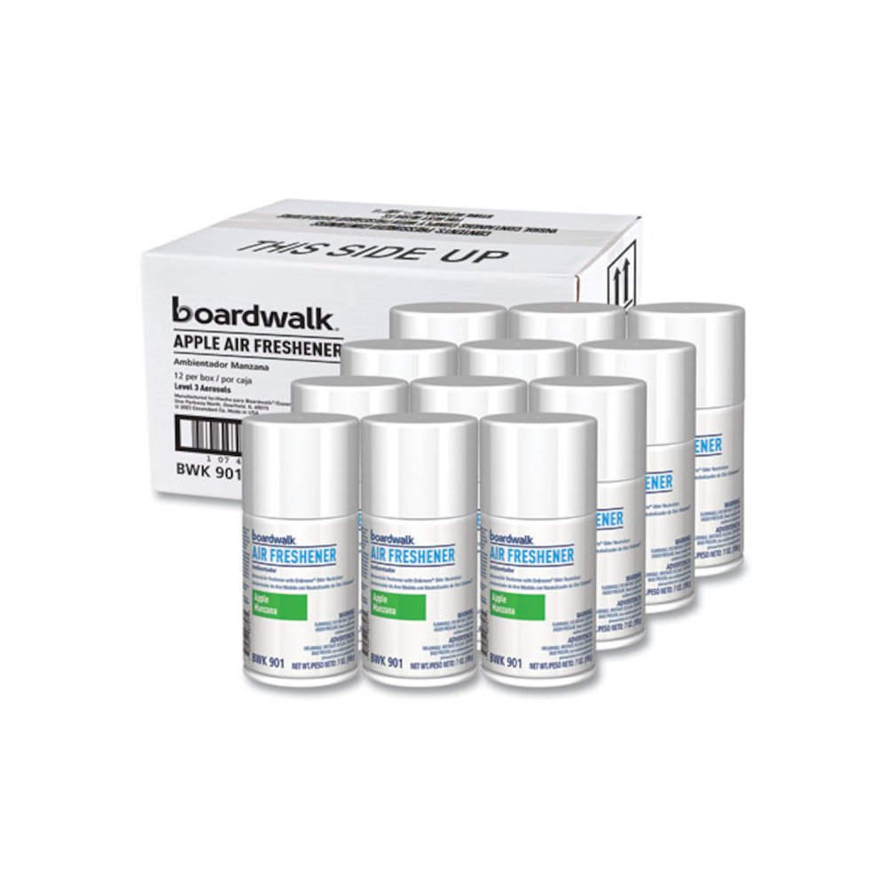 Metered Air Freshener Refill, Apple Harvest, 7 oz Aerosol Spray, 12/Carton. Picture 1