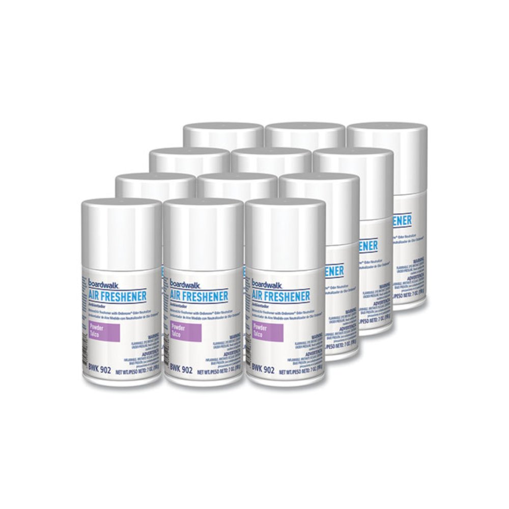 Metered Air Freshener Refill, Powder Mist, 7 oz Aerosol Spray, 12/Carton. Picture 2
