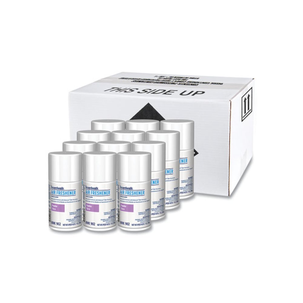 Metered Air Freshener Refill, Powder Mist, 7 oz Aerosol Spray, 12/Carton. Picture 1