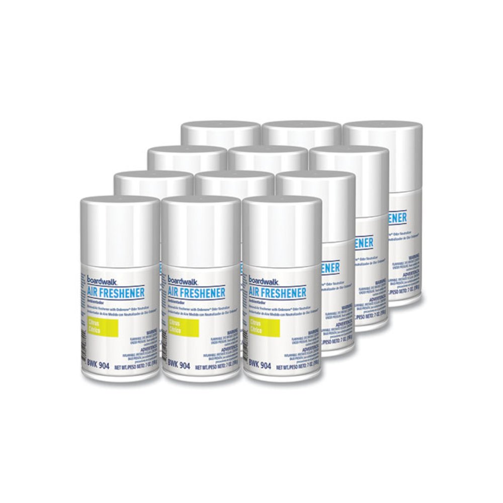 Metered Air Freshener Refill, Citrus Sunrise, 7 oz Aerosol Spray, 12/Carton. Picture 3