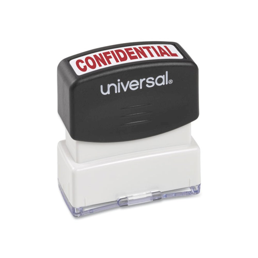 Message Stamp, CONFIDENTIAL, Pre-Inked One-Color, Red. Picture 2