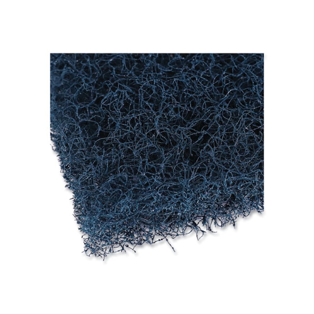 Extra Heavy-Duty Scouring Pad, 3.5 x 5, Dark Blue, 20/Carton. Picture 7