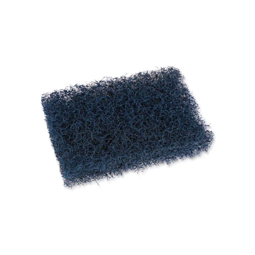 Extra Heavy-Duty Scouring Pad, 3.5 x 5, Dark Blue, 20/Carton. Picture 8