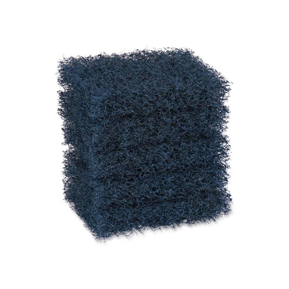 Extra Heavy-Duty Scouring Pad, 3.5 x 5, Dark Blue, 20/Carton. Picture 9