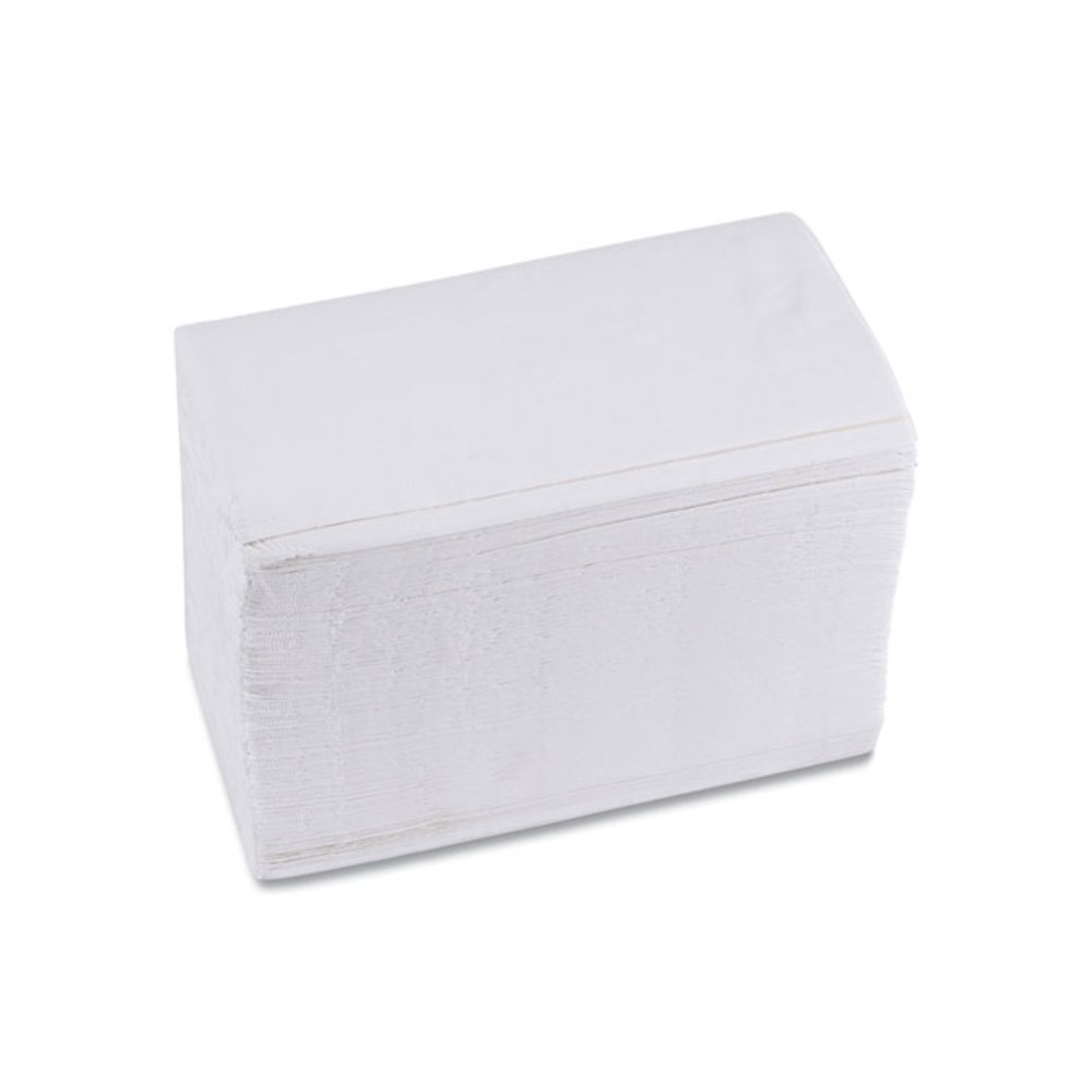 1/8-Fold Dinner Napkins, 2-Ply, 15 x 17, White, 150/Pack, 20 Packs/Carton. Picture 1