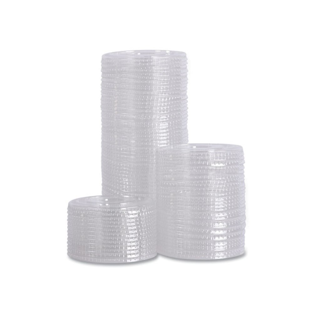 PET Cold Cup Lids, Fits 14 oz to 24 oz Cold Cups, Plastic, Clear, 100/Sleeve, 10 Sleeves/Carton. Picture 7