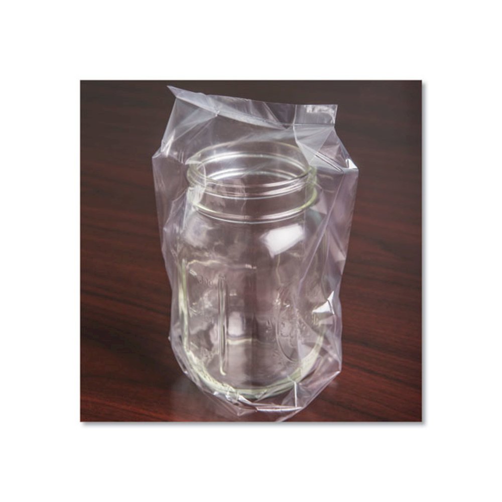 Food Bags, 16 oz, 4" x 2" x 8", Clear, 1,000/Carton. Picture 4