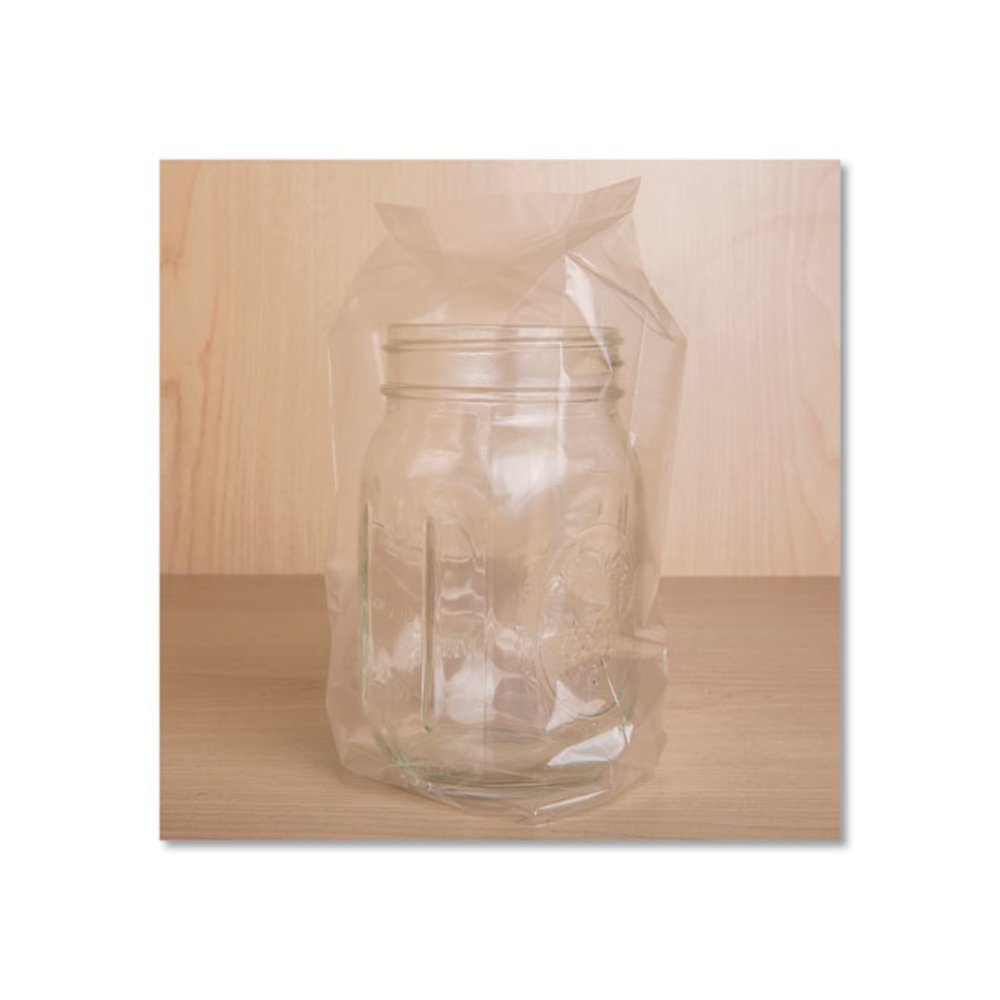 Food Bags, 16 oz, 4" x 2" x 8", Clear, 1,000/Carton. Picture 5