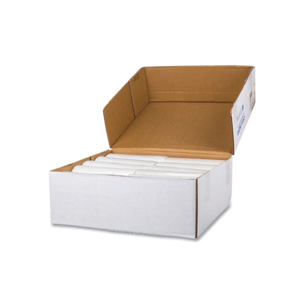 High-Density Commercial Can Liners, 16 gal, 6 mic, 24" x 33", Natural, Perforated Roll, 50 Bags/Roll, 20 Rolls/Carton. Picture 5