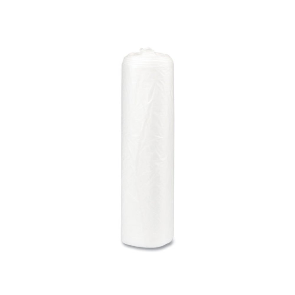 High-Density Commercial Can Liners, 16 gal, 6 mic, 24" x 33", Natural, Interleaved Roll, 50 Bags/Roll, 20 Rolls/Carton. Picture 3