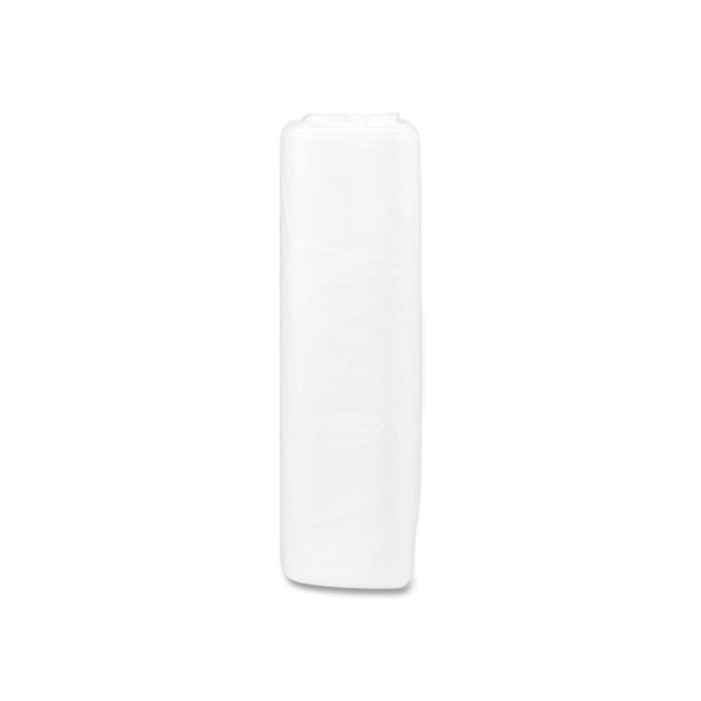 High-Density Commercial Can Liners, 33 gal, 13 mic, 33" x 40", Clear, Interleaved Roll, 25 Bags/Roll, 20 Rolls/Carton. Picture 4