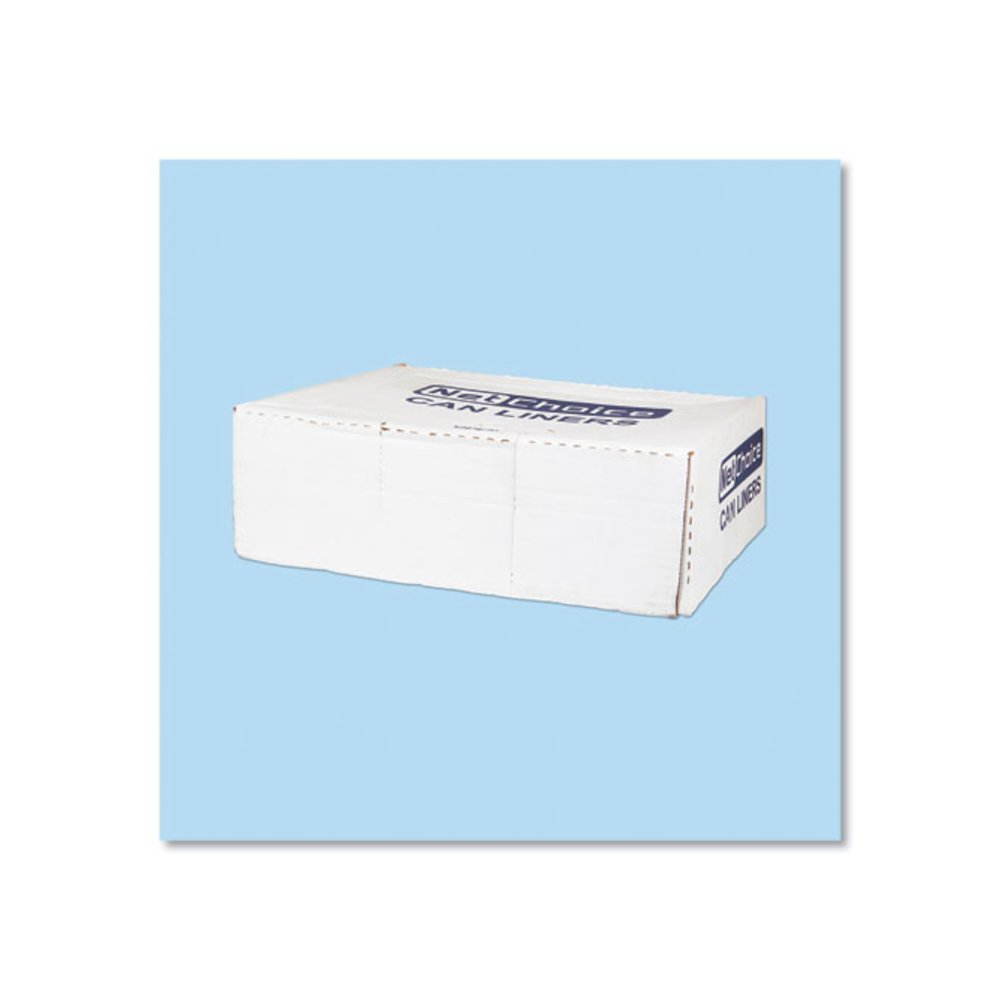 High-Density Commercial Can Liners, 45 gal, 12 mic, 40" x 48", Clear, Interleaved Roll, 25 Bags/Roll, 10 Rolls/Carton. Picture 5