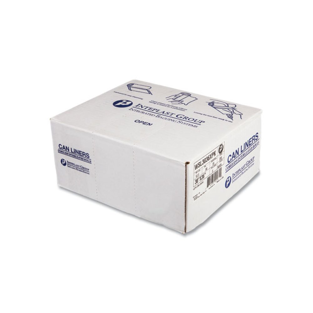 Low-Density Commercial Can Liners, 30 gal, 0.9 mil, 30" x 36", Black, Interleaved Roll, 25 Bags/Roll, 8 Rolls/Carton. Picture 2