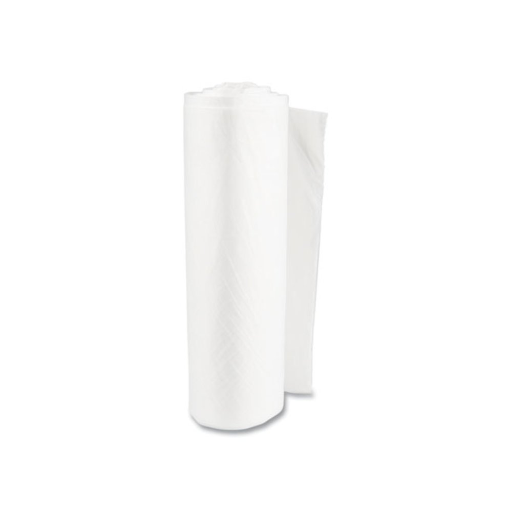 High-Density Commercial Can Liner Value Pack, 60 gal, 14 mic, 38" x 58", Clear, Interleaved Roll, 25 Bags/Roll, 8 Rolls/CT. Picture 3